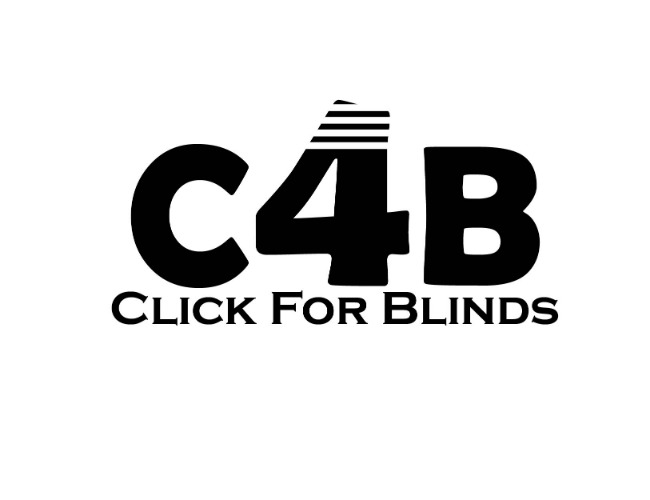 Projektowanie logo dla firm,  Logo - sklep z żaluzjami okiennymi, logo firm - ClickforBlinds